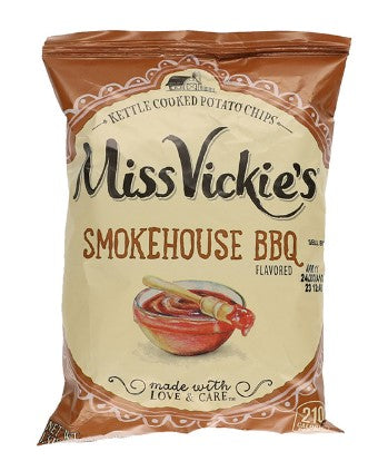 5 Bags of Miss Vicki's flavored chips (BBQ, Jalapeno & Sea Salt & Vinegar)