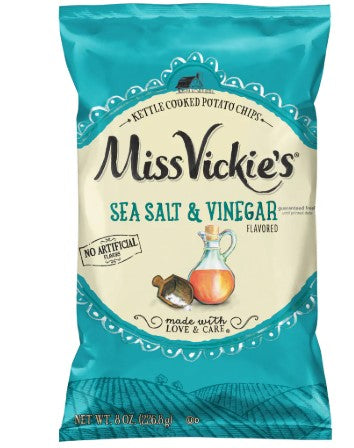 10 Bags of Miss Vicki's flavored chips (BBQ, Jalapeno & Sea Salt & Vinegar)