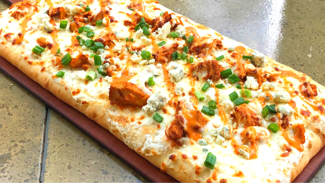 Individual Tuscan Buffalo Chicken Pizza