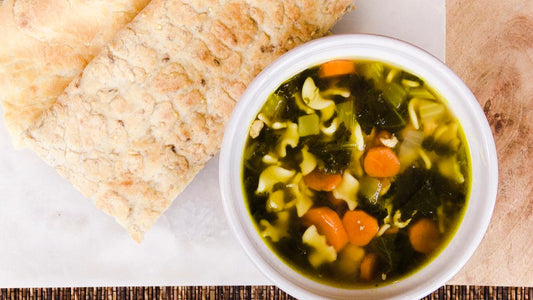 Bowl of Chicken Noodle Soup