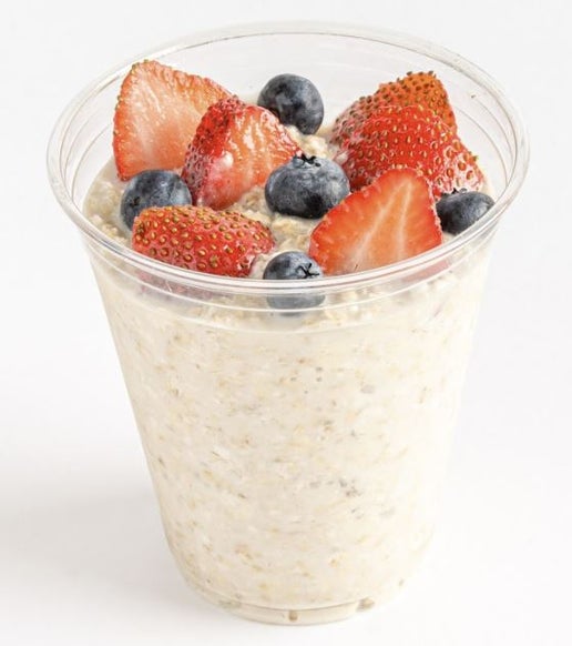 Individual Honey-Berry Overnight Oats