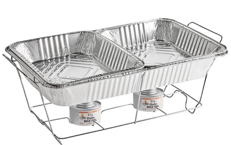Sterno Set up (Wire rack & Sterno)