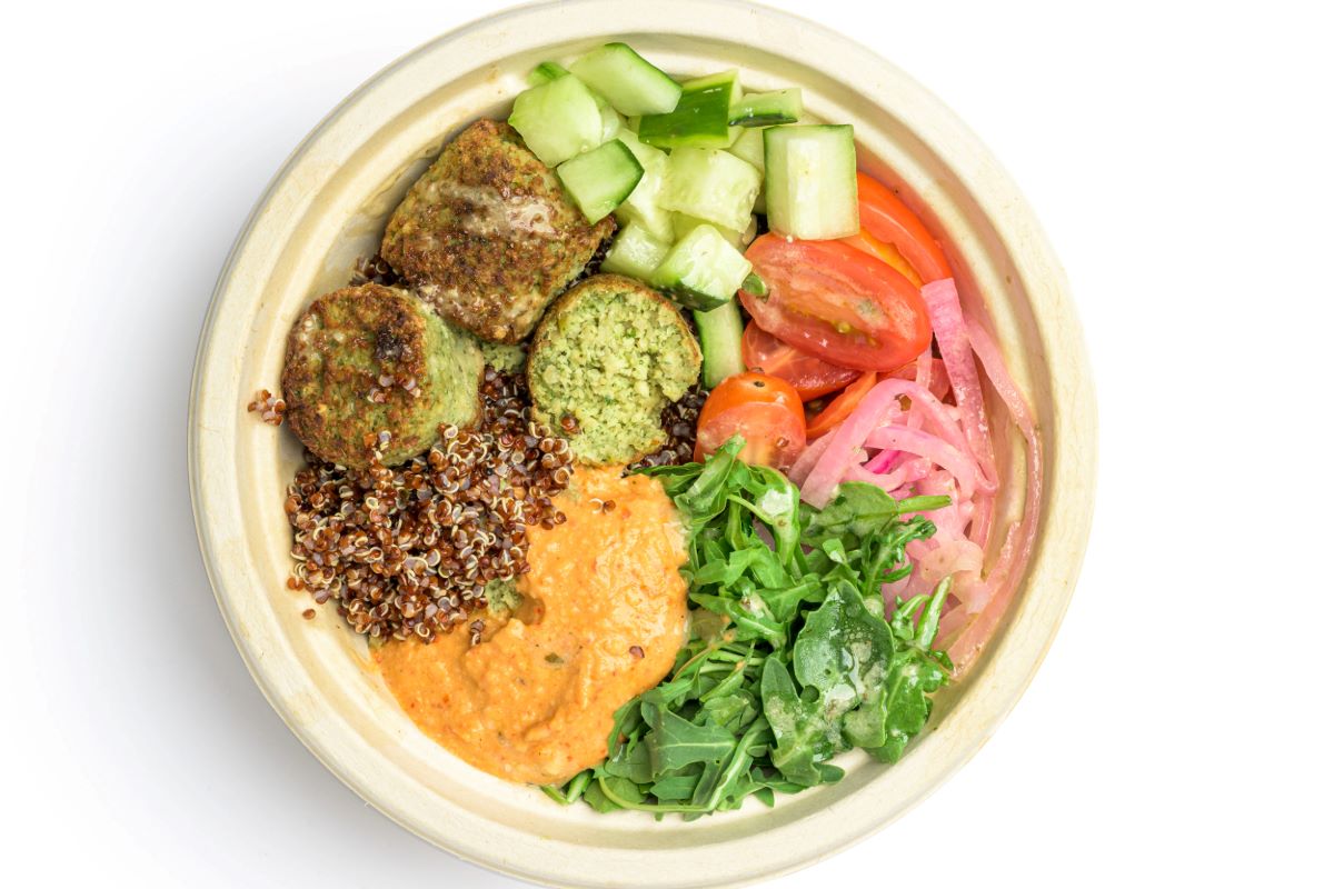 Falafel & Harissa Hummus Bistro Bowl