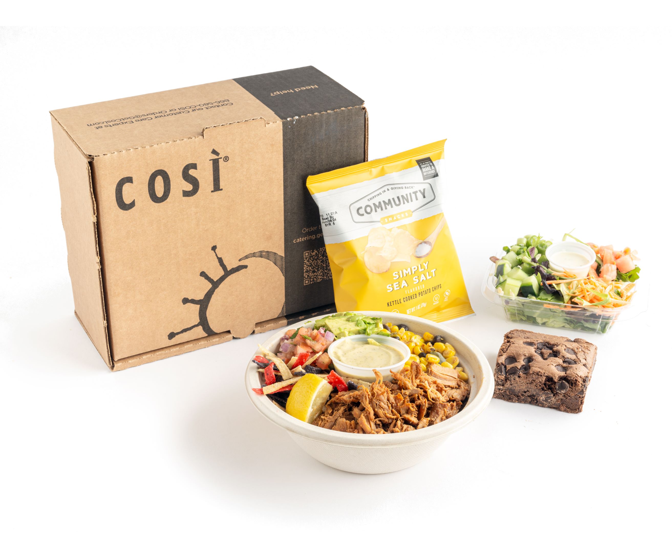 Bistro Bowl, Side Salad & Sweet Box Lunch