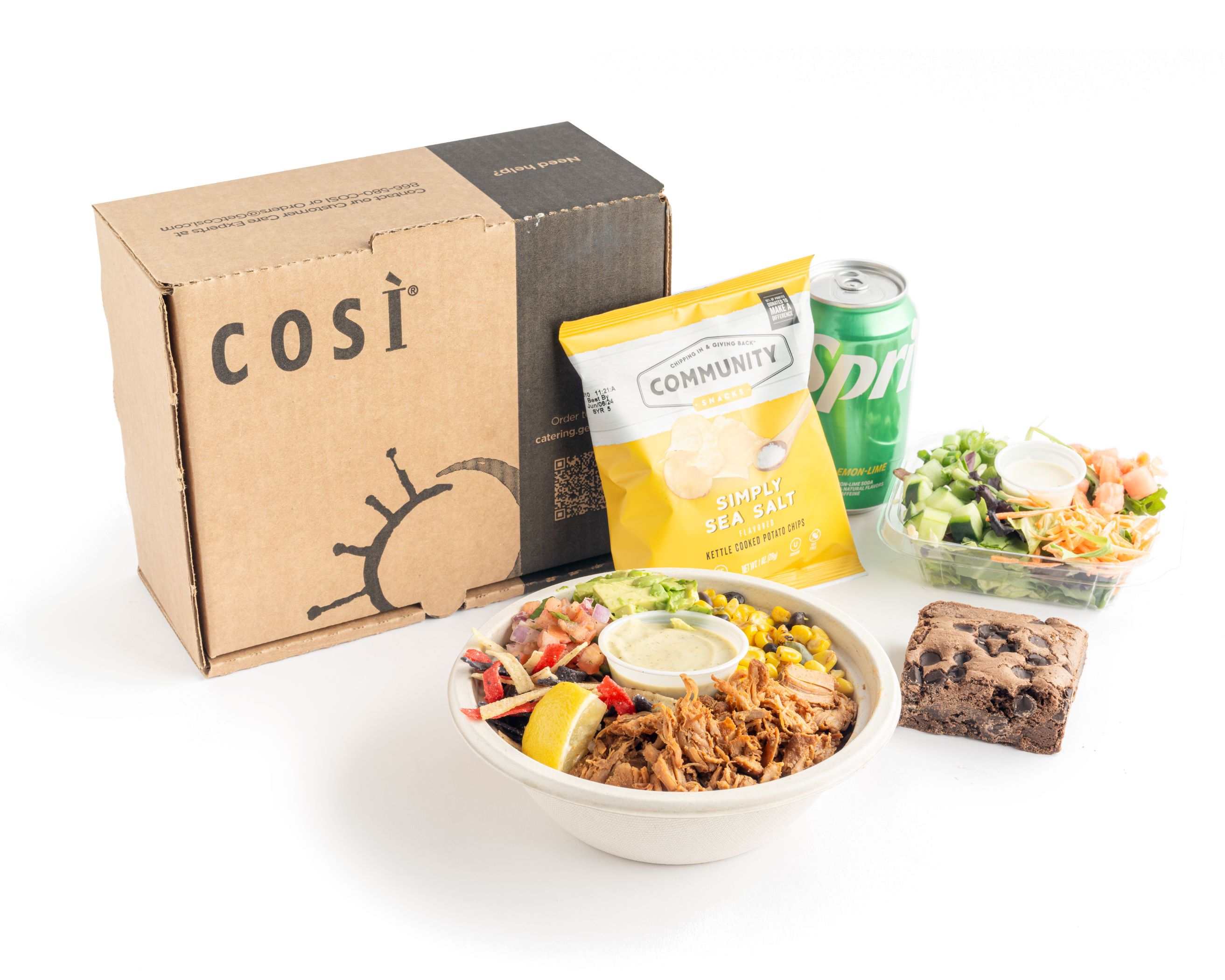 Bistro Bowl, Side Salad, Sweet & Drink Box Lunch