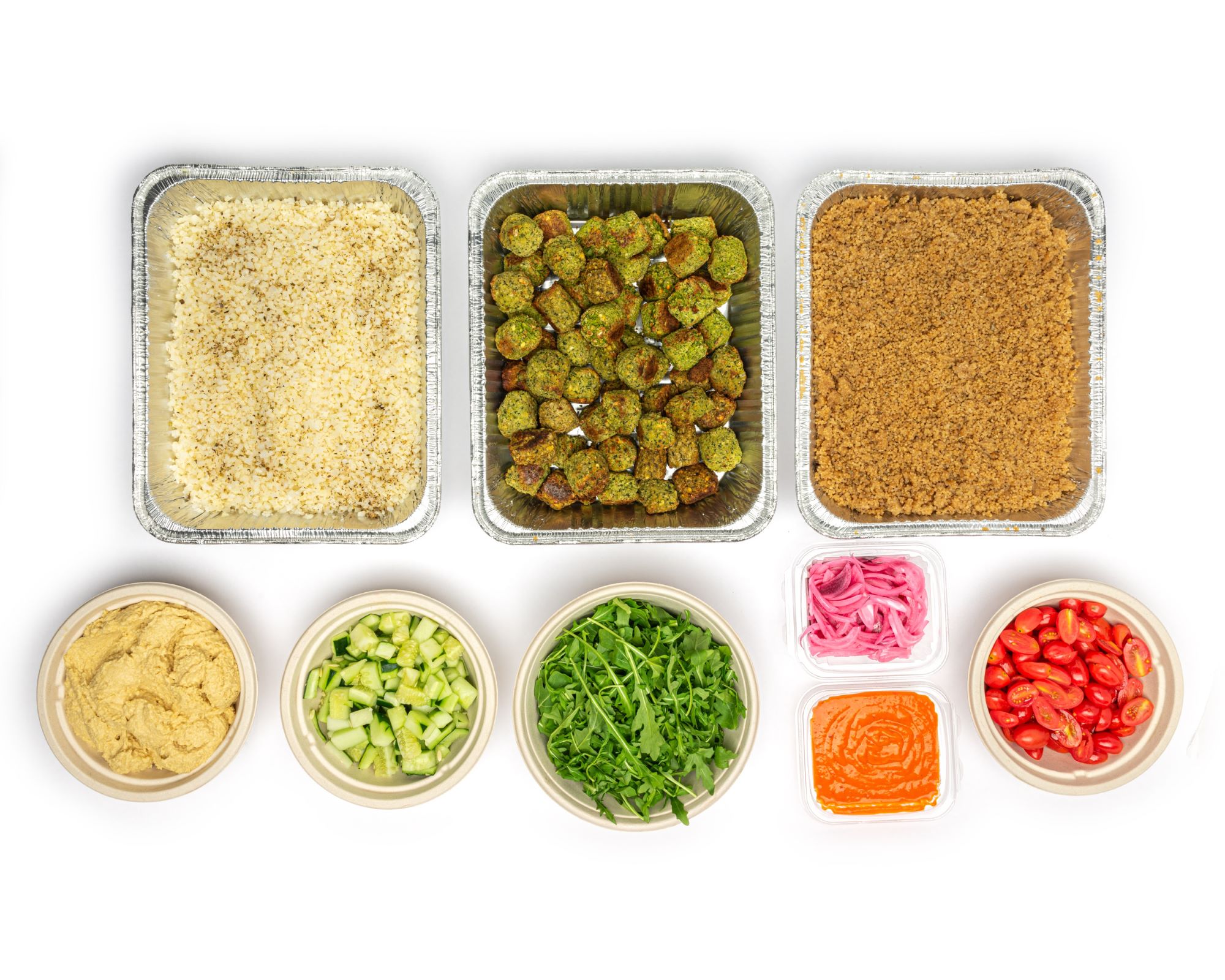 Falafel & Harissa Hummus Bistro Bowl Buffet